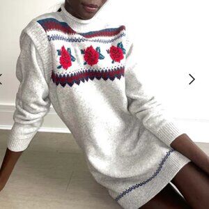 new SAYLOR JILLIANA ANTRHOPOLOGIE SWEATER DRESS S